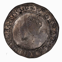 Coin - Sixpence, Elizabeth I, England, Great Britain, 1602 (Obverse)