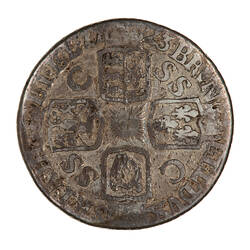 Coin - Sixpence, George I, Great Britain, 1723 (Reverse)