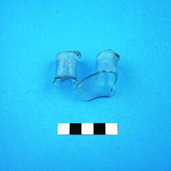 Pieces of broken bottle - Glass, Light Blue
