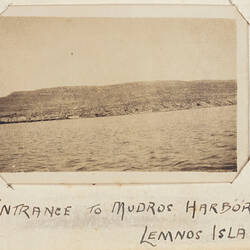 Photograph - 'Entrance to Mudros Harbor Lemnos Island', Greece, World War I, 1915