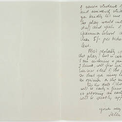 Letter - Helen Sigalas to Miss Ross, 5 Mar 1951