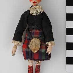 Doll - Male, Scottish Regalia, Withdrawing Room, Dolls' House, 'Pendle Hall', 1940s