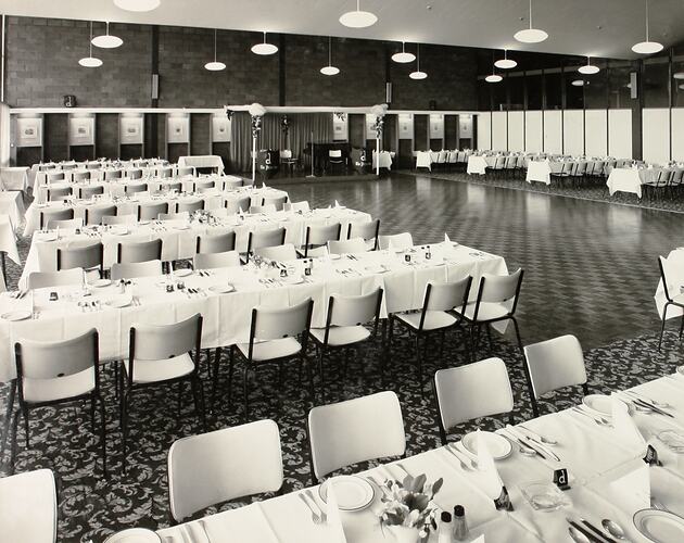 Photograph - Interior of Princeton Room, Exhibition Building, Melbourne, 1963