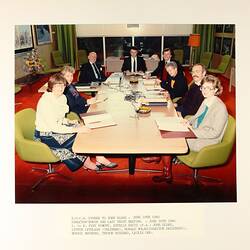 Photograph - John Elden's 206th and Last Trustee Meeting, Royal Exhibition Building, 20 June 1985