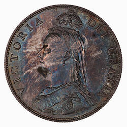 Coin - Florin, Queen Victoria, Great Britain, 1887