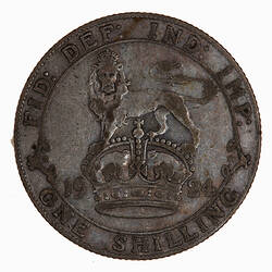 Coin - Shilling, George V, Great Britain, 1924 (Reverse)