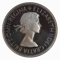 Proof Coin - Shilling, Elizabeth II, Great Britain, 1953 (Obverse)