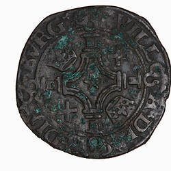 Coin - Plack, James IV, Scotland, 1488-1513 (Reverse)