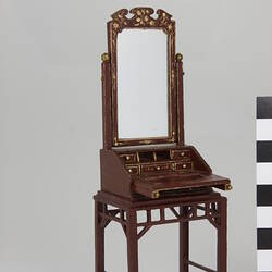 Vanity Desk - Chinese Bedroom, Doll's House, 'Pendle Hall', 1940s