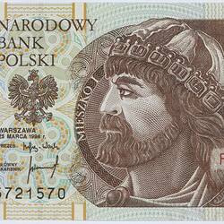 Bank Note - 10 Zlotych, Poland, 25 Mar 1994