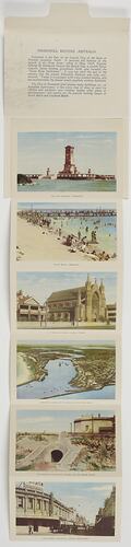 Postcard Folder - 'Fremantle, the Western Gateway of Australia', Nucolorvue Productions, 1955