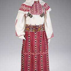 Ceremonial Costume - Apron, Albanian, Female, circa 1900