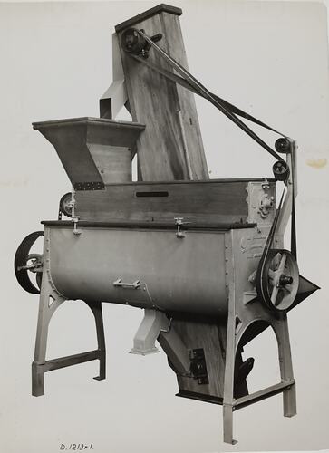 Photograph - Schumacher Mill Furnishing Works, 'No. 13 Mixing & Sifting Machine', Port Melbourne, Victoria, 1941