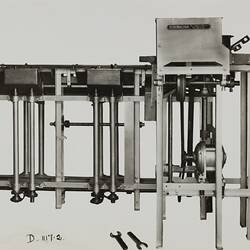 Photograph - Schumacher Mill Furnishing Works, Horizontal Rotary Passionfruit Cutter & Extractor, Port Melbourne, Victoria, 1940