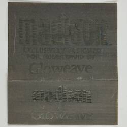Label - Gloweave, Madison Brand, 1960s-1980s