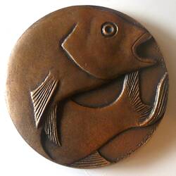 Medal - 'Jumping Fish', Michael Meszaros, Victoria, Australia, 1976
