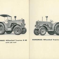 Instruction Booklet, Hanomag R45 Tractor