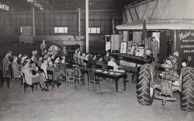 Photograph - H. V. McKay Massey Harris, Diesel Engine School, Sunshine, Victoria, Mar 1952