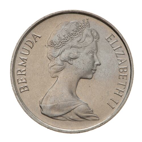 Coin - 5 Cents, Bermuda, 1979