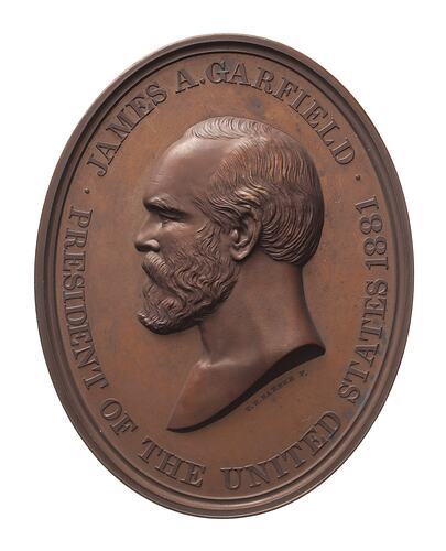 Medal - Indian Peace Medal, President James Garfield, United States of America, 1881