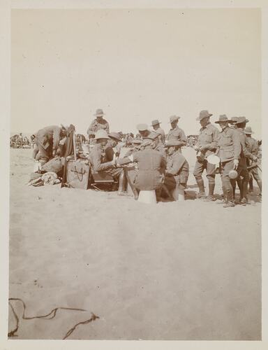 'Officers Mess', Egypt, Captain Edward Albert McKenna, World War I, 1914-1915