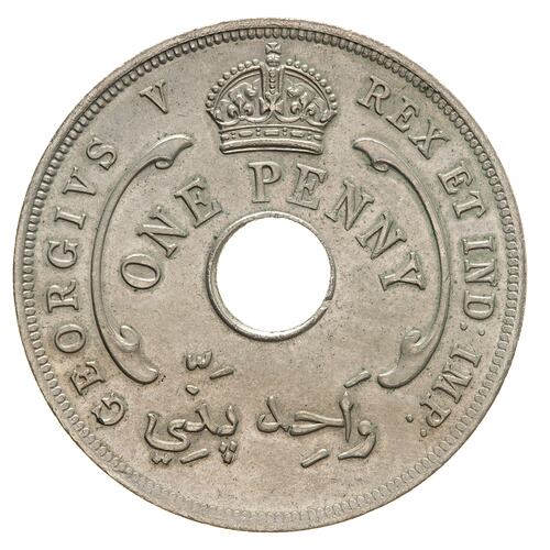 Coin - 1 Penny, British West Africa, 1913