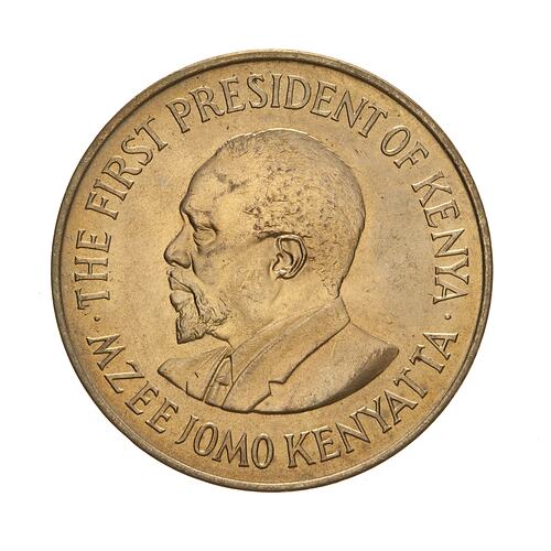 Coin - 10 Cents, Kenya, 1971