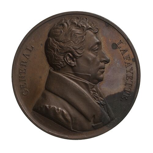 Medal - General LaFayette, United States of America, 1824