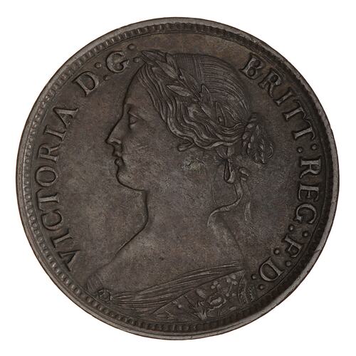 Coin - 1/2 Cent, Nova Scotia, Canada, 1861