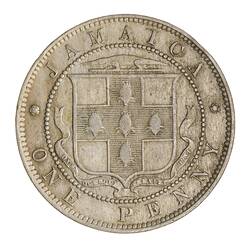 Coin - 1 Penny, Jamaica, 1900