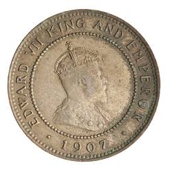 Coin - 1/2 Penny, Jamaica, 1907