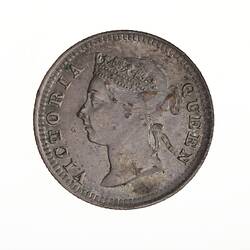 Coin - 5 Cents, Straits Settlements, 1888