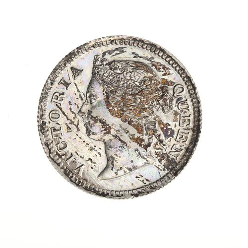 Coin - 10 Cents, Mauritius, 1897