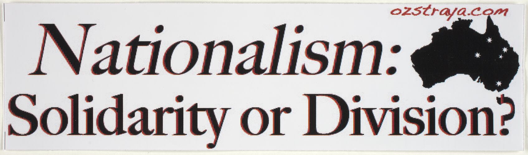 Sticker - 'Nationalism