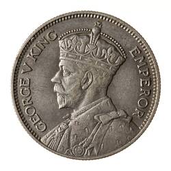 Coin - 1 Shilling, New Zealand, 1933