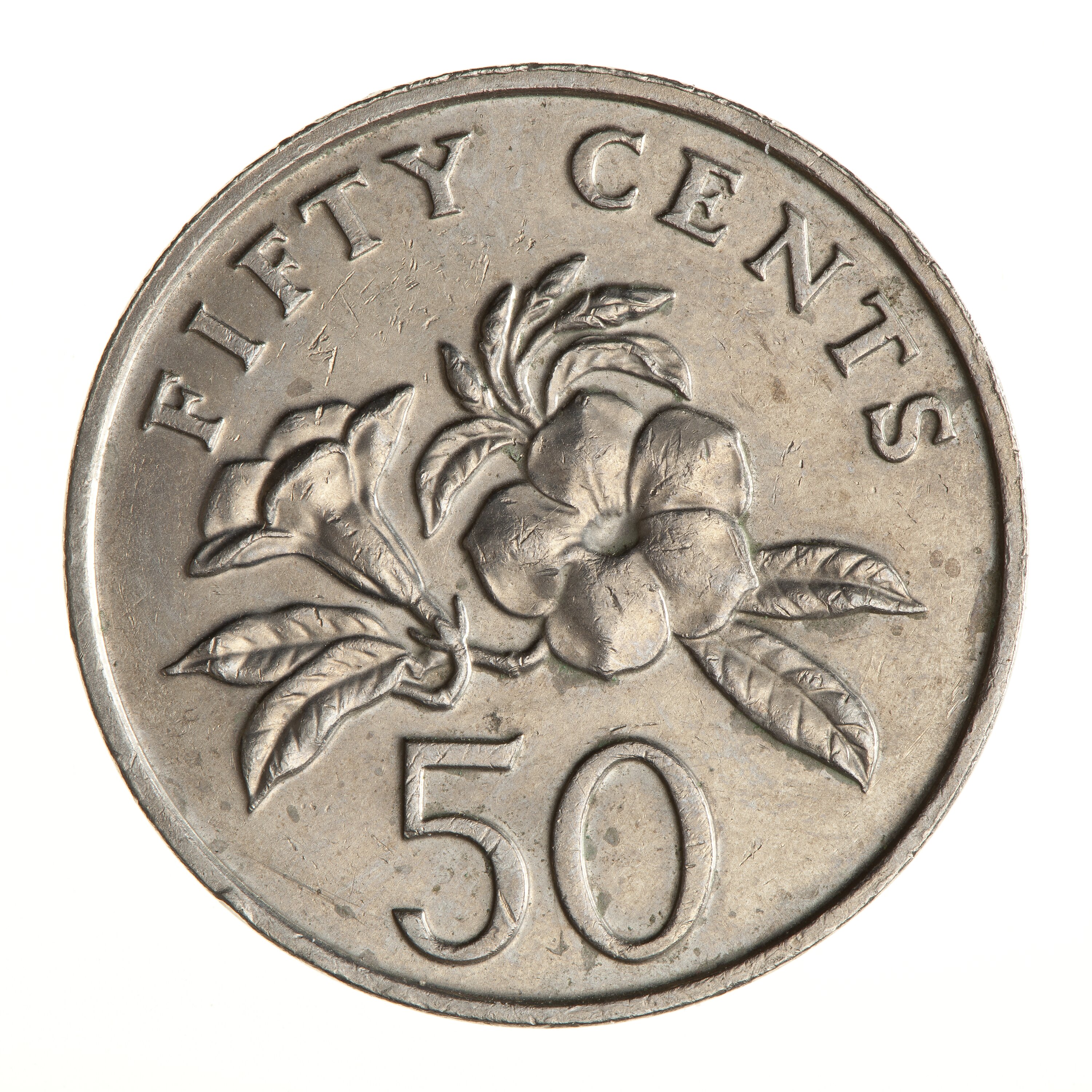 Coin - 50 Cents, Singapore, 1989