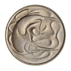 Coin - 20 Cents, Singapore, 1975