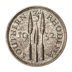 Proof Coin - 3 Pence, Southern Rhodesia, 1932