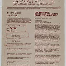 Newsletter - COMPUTE, Vol 3 No 8, Sep 1977
