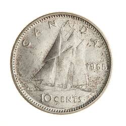 Coin - 10 Cents, Canada, 1965