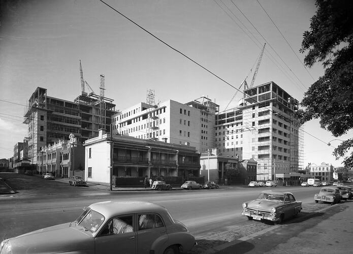 Streetscape, Melbourne, Victoria, 1956