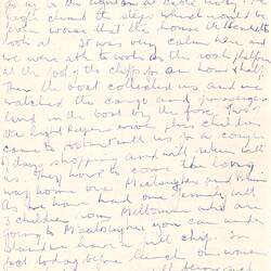 Letter - From Hope Macpherson to Parents During Expedition to Wilsons Promontory and Islands off Tasmania, 22 Jun 1954