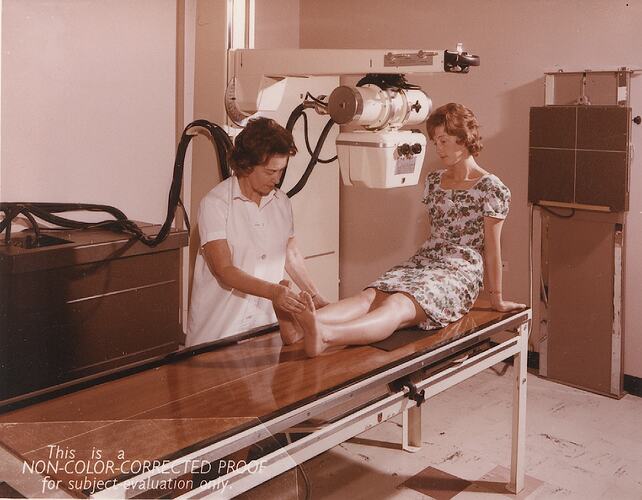 Photograph - Kodak Australasia Pty Ltd, Medical Exam Room, Kodak Factory, Coburg, circa 1963