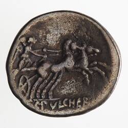 Coin - Denarius, C. PVLCHER, Ancient Roman Republic, 110-109 BC