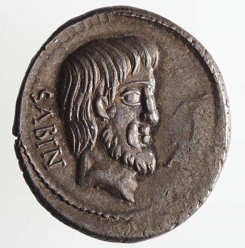 Coin - Denarius, L. Titurius L. f. Sabinus, Ancient Roman Republic, 89 BC