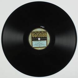 Disc Recording - Voralion, 'Napoleon The Only 'Un', 1925-1930