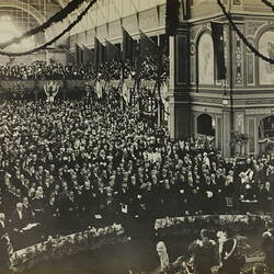 Photograph - 'Opening of the First Parliament of the Commonwealth', Exhibition Building, Melbourne, 09 May 1901