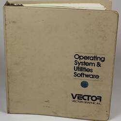 Manual - Operating System & Utilities Software, Vector, Word Processing System, circa 1975