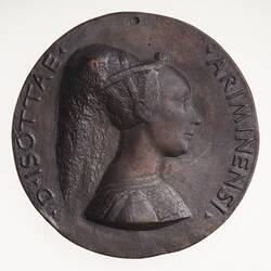 Electrotype Medal Replica - Isotta degli Atti, 1446