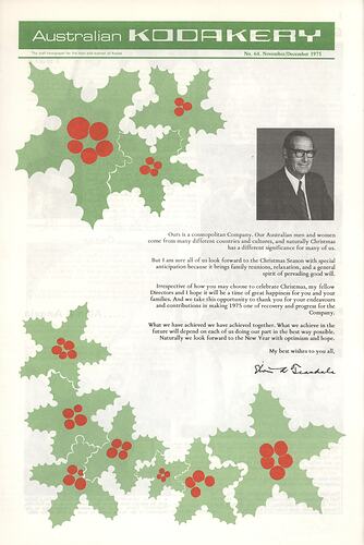 Newsletter - 'Australian Kodakery', No 64, Nov-Dec 1975